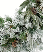 Snowy Meadow Pinecone Wreath