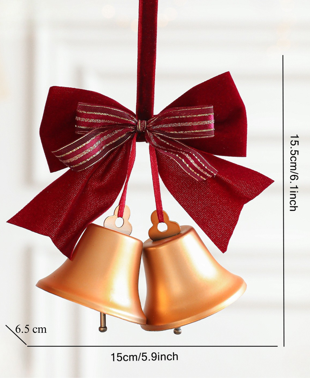 Classic Bell Bow Ornament