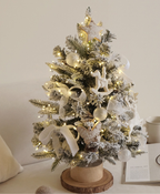White Rocking Horse Tree with Lights