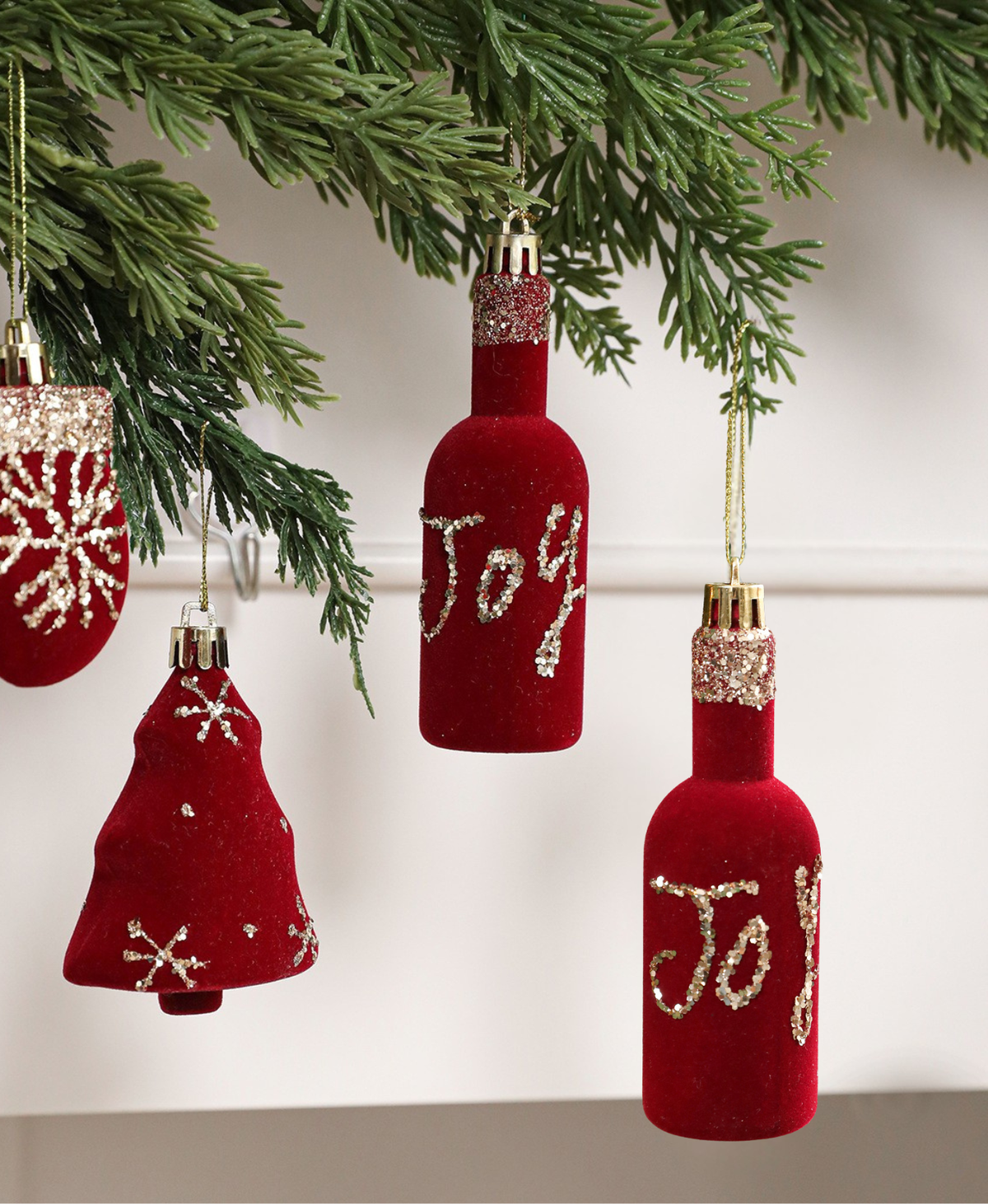 Joy Bottle Tree Ornament – 2pcs