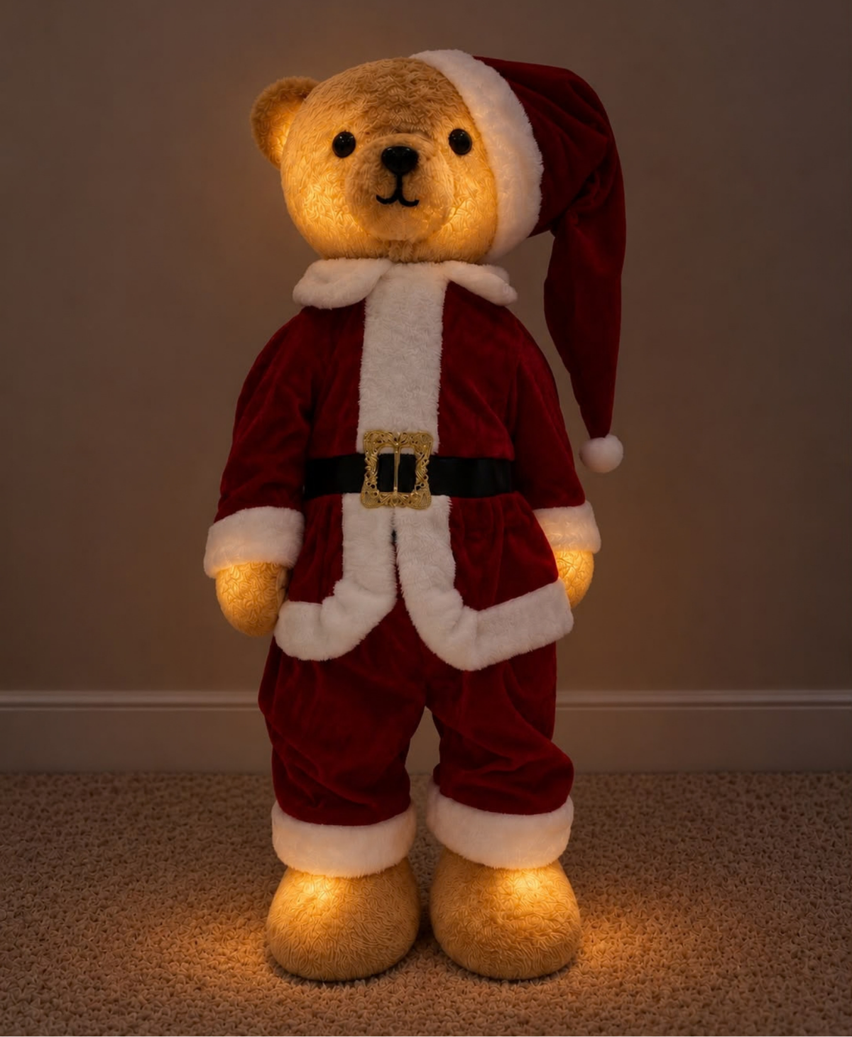 Santa Bear Musical Light-Up