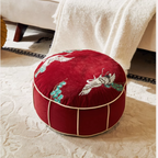 Chinoiserie Crane Cushion and Throw Pillow Collection