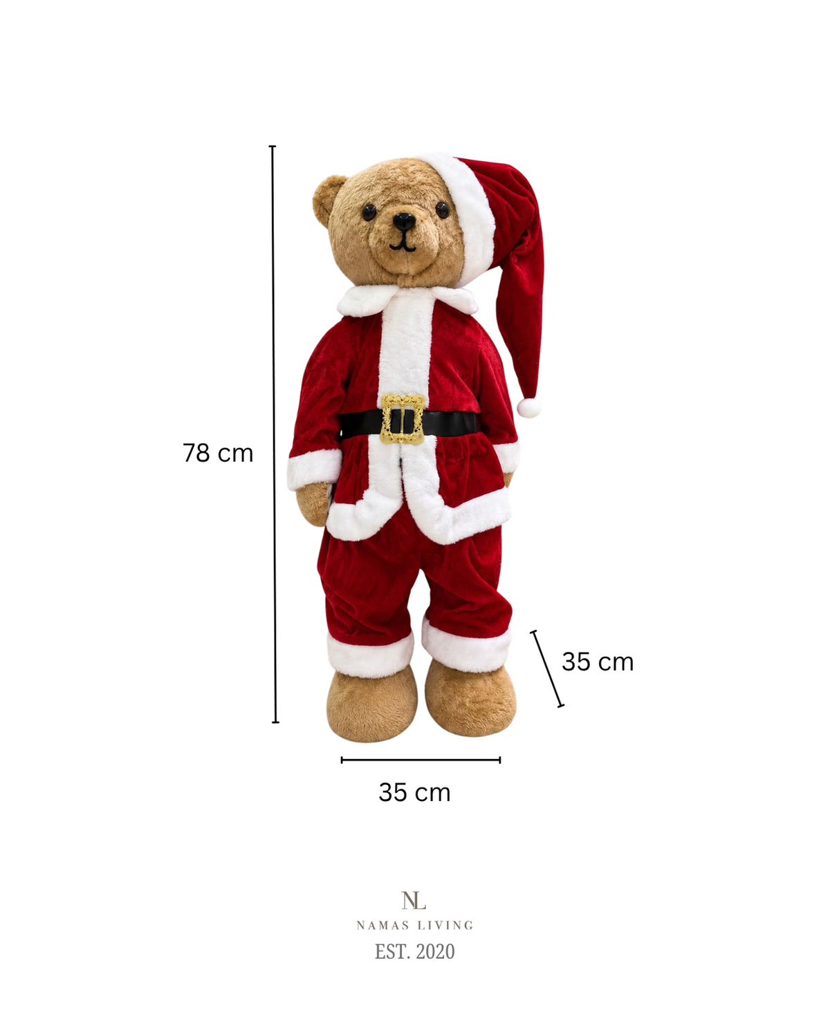 Santa Bear Musical Light-Up
