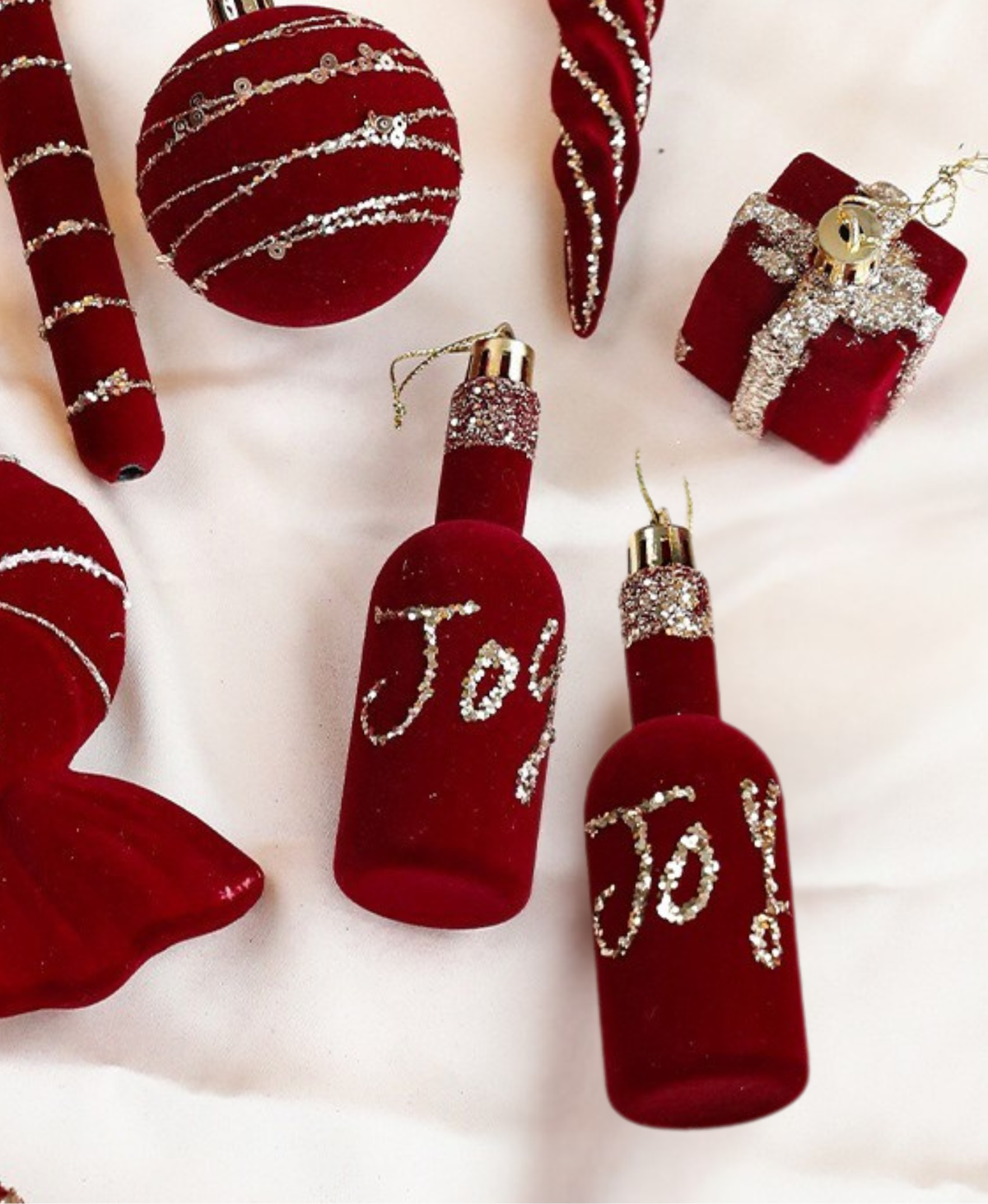 Joy Bottle Tree Ornament – 2pcs