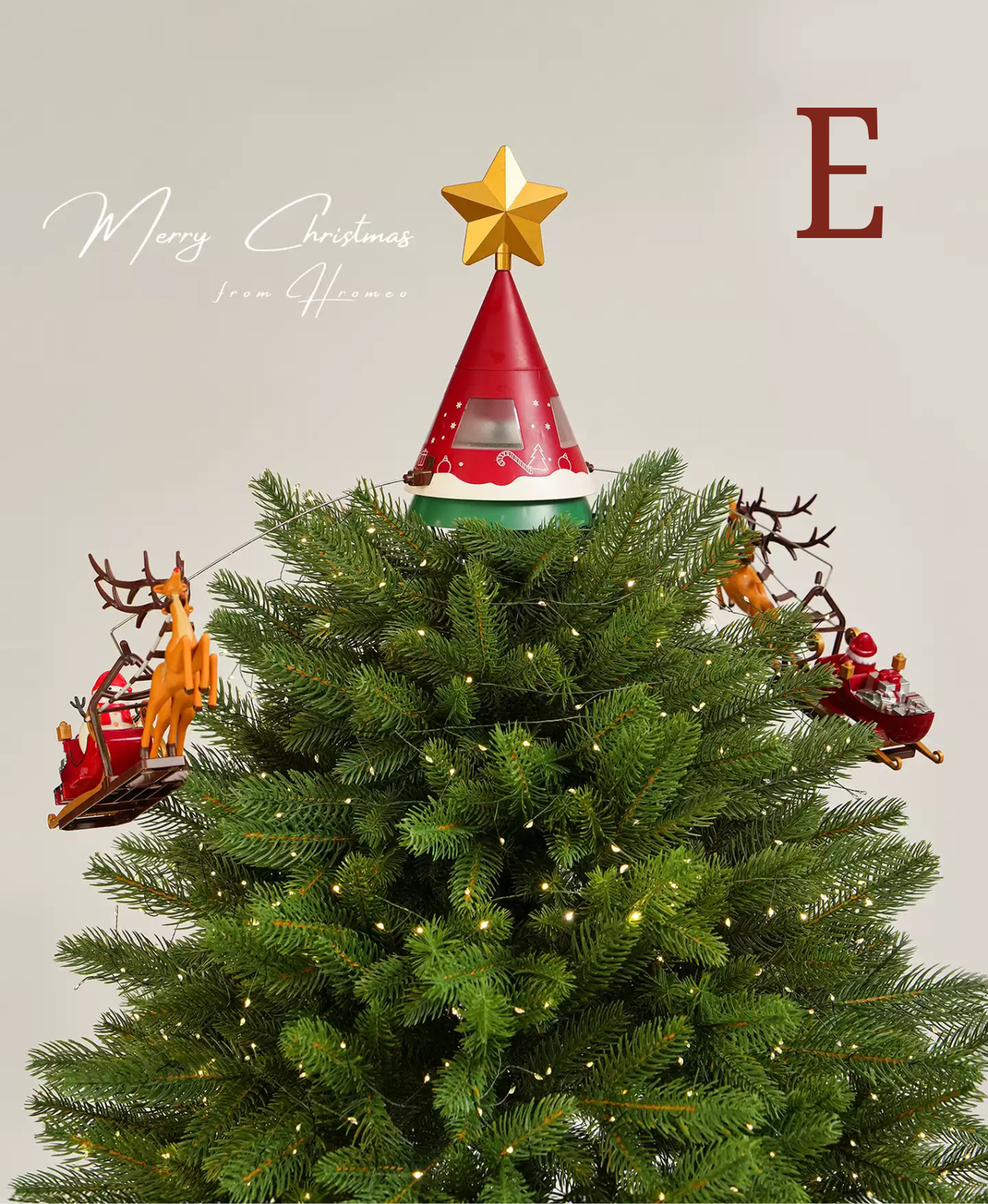 Musical Rotating Tree Topper
