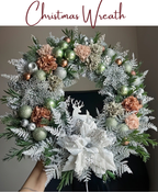 Sage Blossom Christmas Wreath