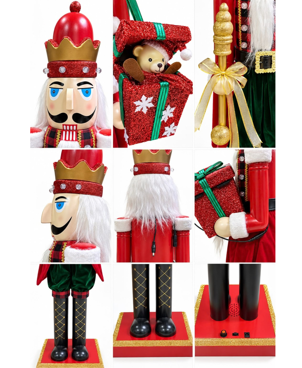 Enchanted Gift Bear Nutcracker