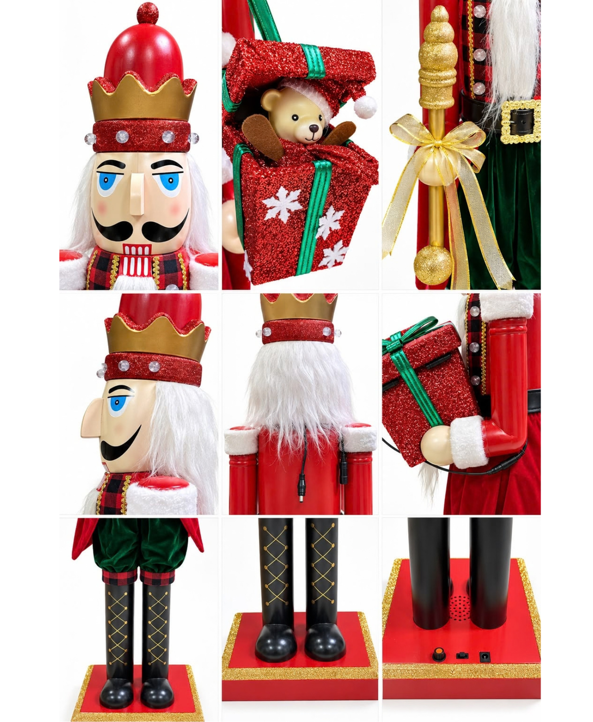 Enchanted Gift Bear Nutcracker