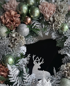 Sage Blossom Christmas Wreath