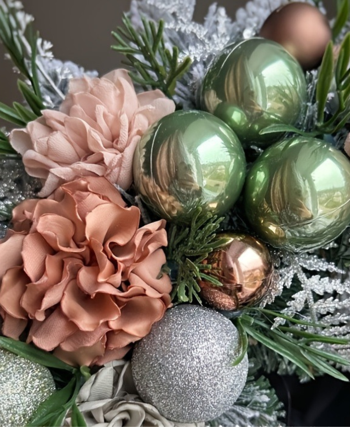 Sage Blossom Christmas Wreath