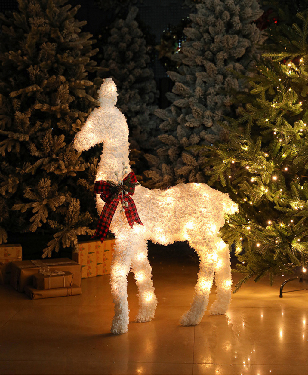 Enchanting Christmas Elk Ornament Set