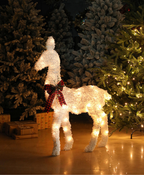 Enchanting Christmas Elk Ornament Set
