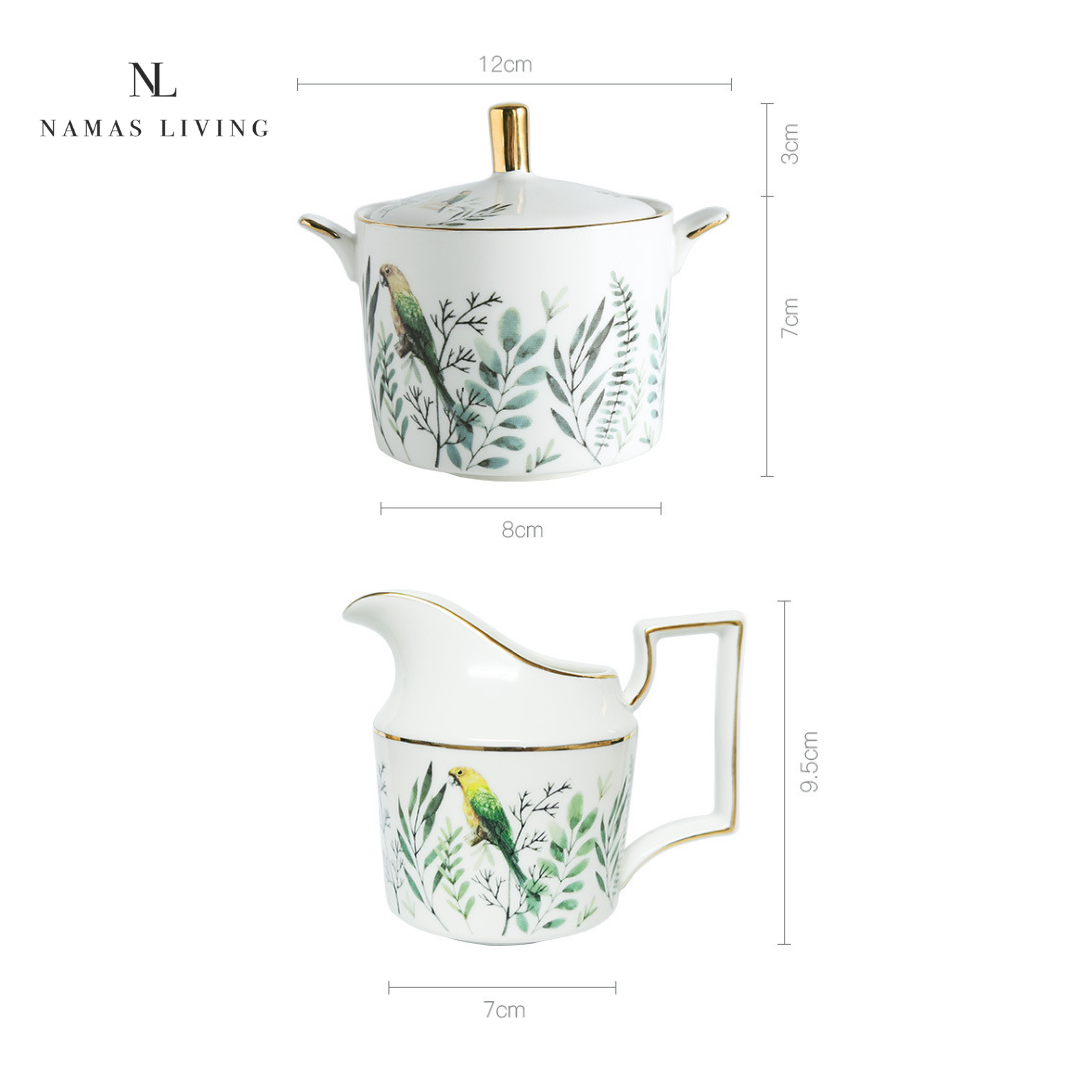 Bird and Bloom Tea and Coffee Set