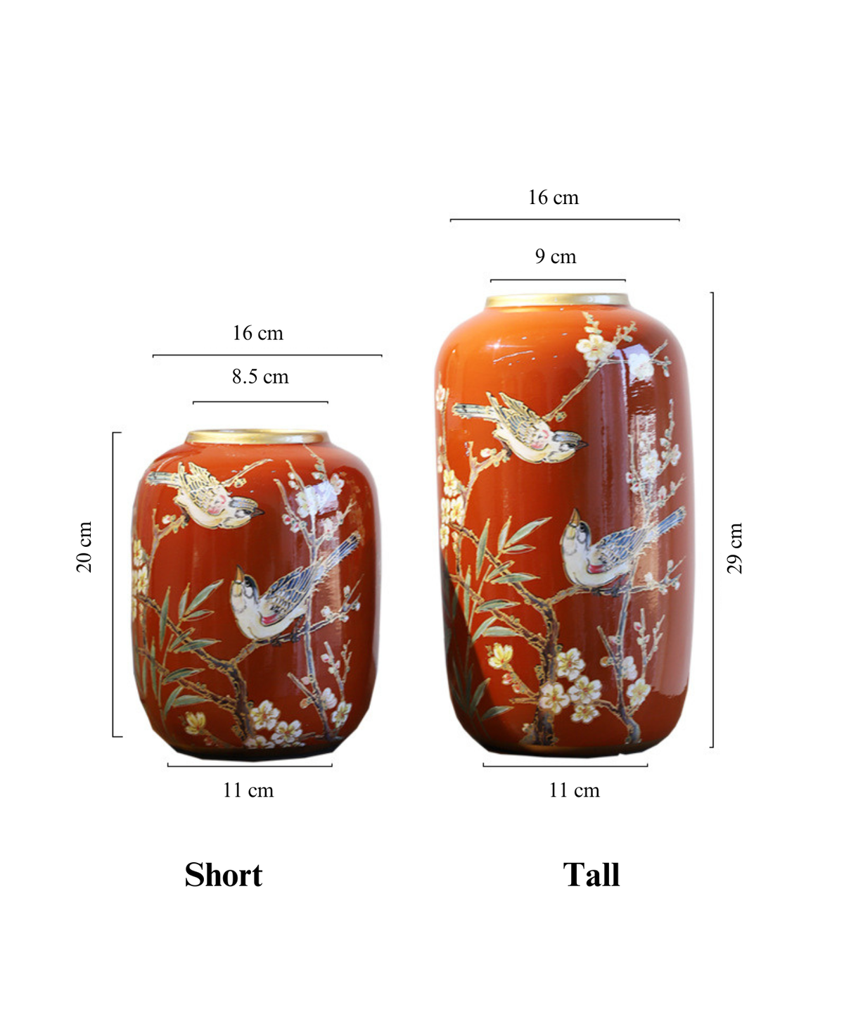 Meihua Magpie Bloom Vase