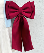 Cardinal Christmas Bow - Double Layer
