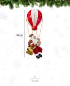 Santa’s Balloon Musical Holiday Decor