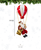 Santa’s Balloon Musical Holiday Decor