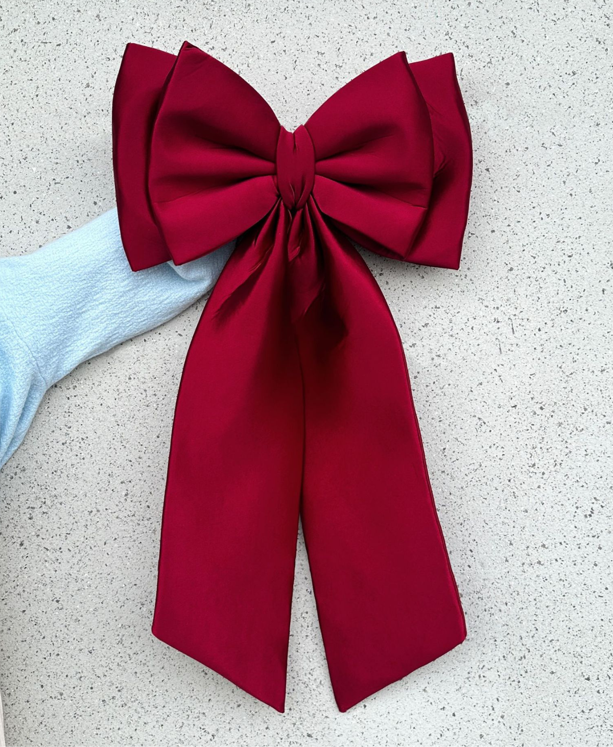 Cardinal Christmas Bow - Double Layer