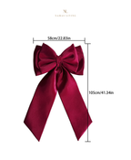 Cardinal Christmas Bow - Double Layer