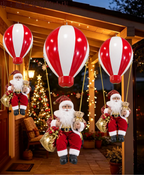 Santa’s Balloon Musical Holiday Decor