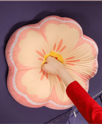 Pink Blossom Throw Pillow