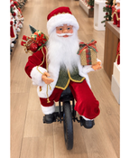 Santa Riding Musical Christmas Display