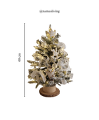White Rocking Horse Tree with Lights