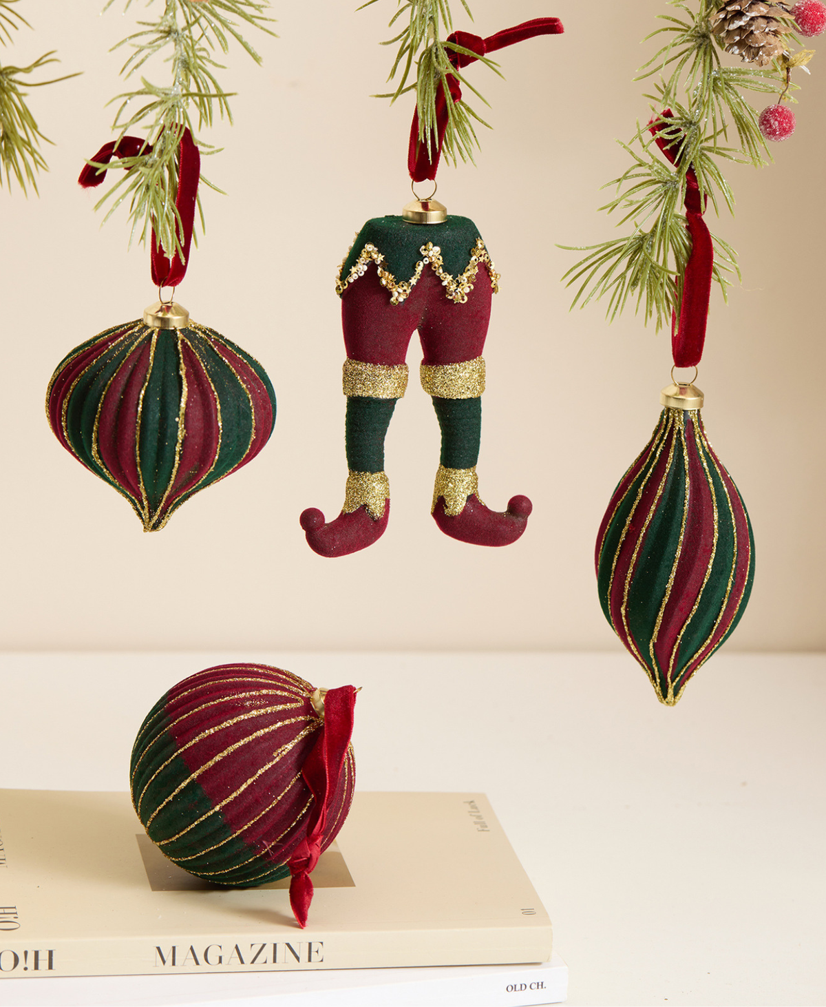 Christmas Elf Legs Ornament