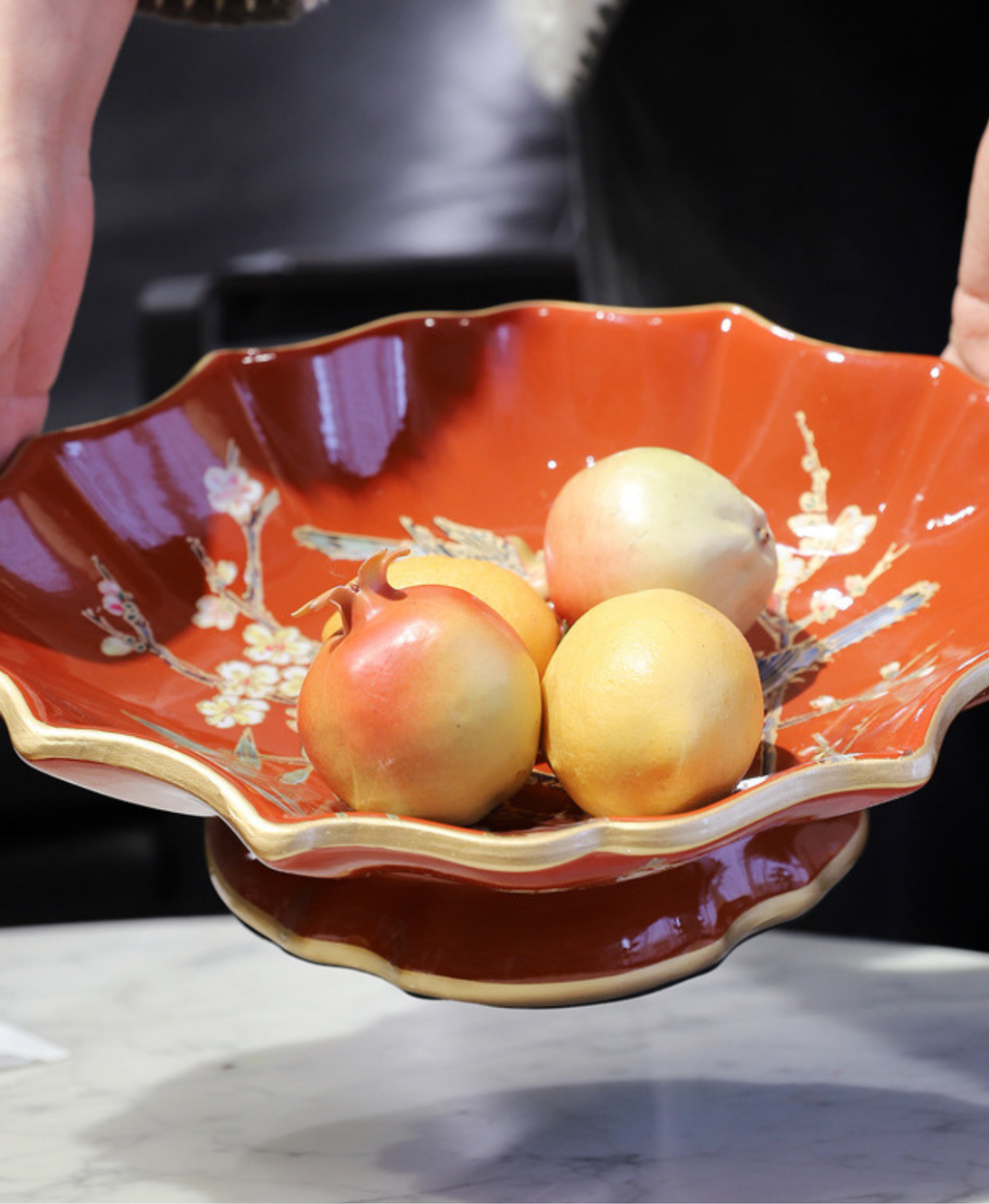 Heritage Magpie & Blossom Fruit Tray