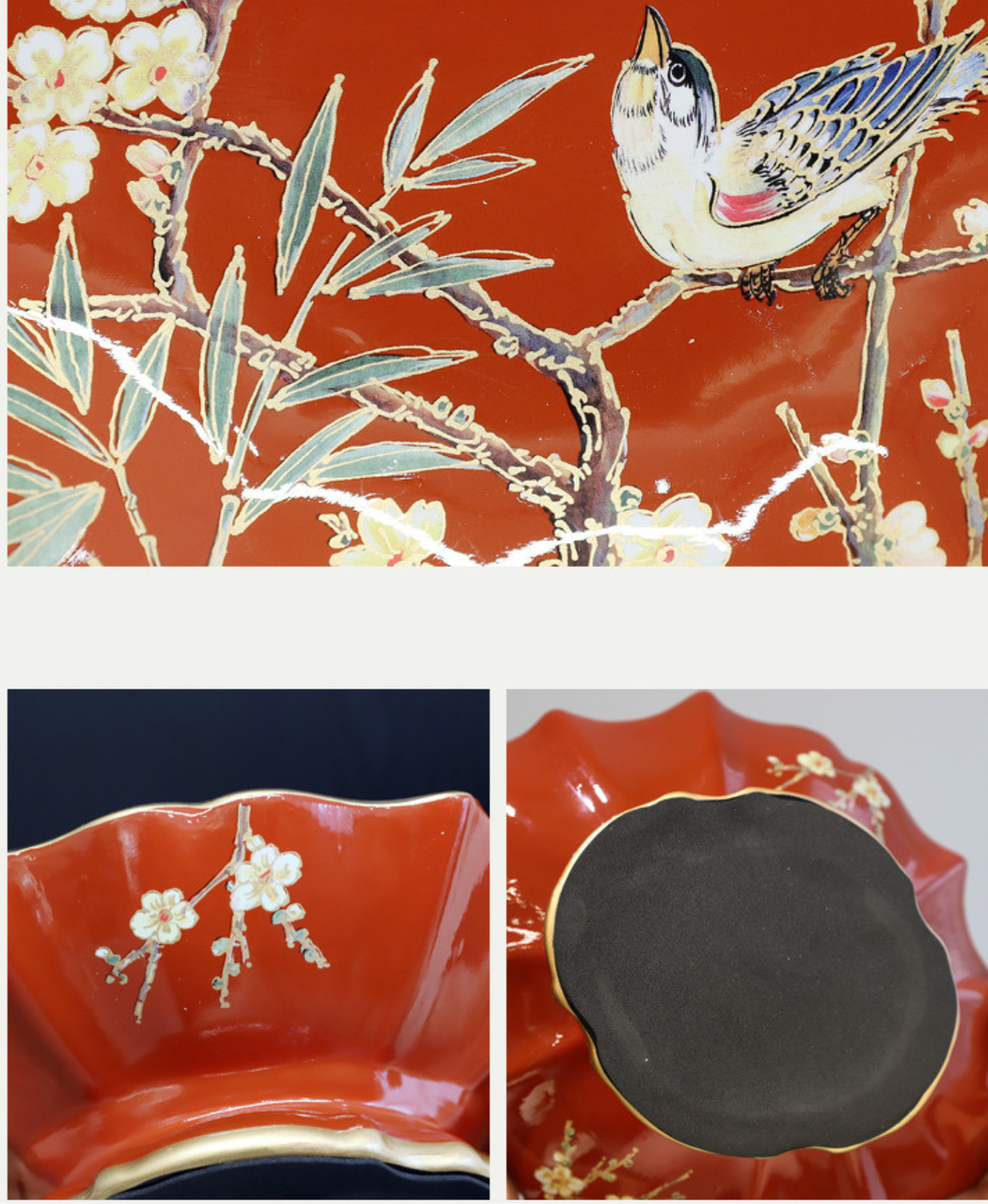 Heritage Magpie & Blossom Fruit Tray