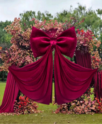 Luxury Giant Velvet Bow Decoration