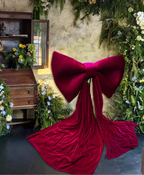 Luxury Giant Velvet Bow Decoration