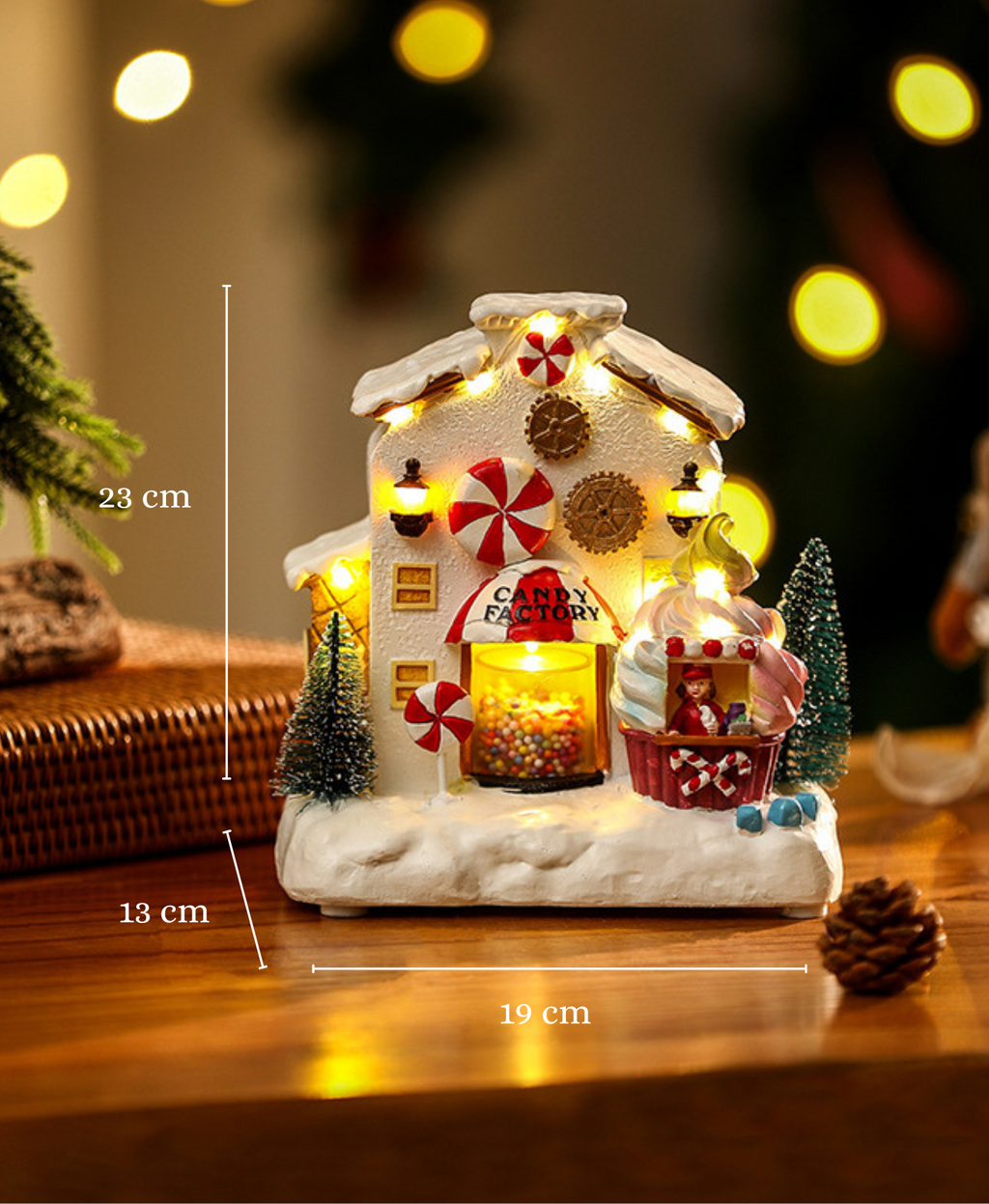 Twilight Gingerbread Store with LED