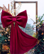 Luxury Giant Velvet Bow Decoration