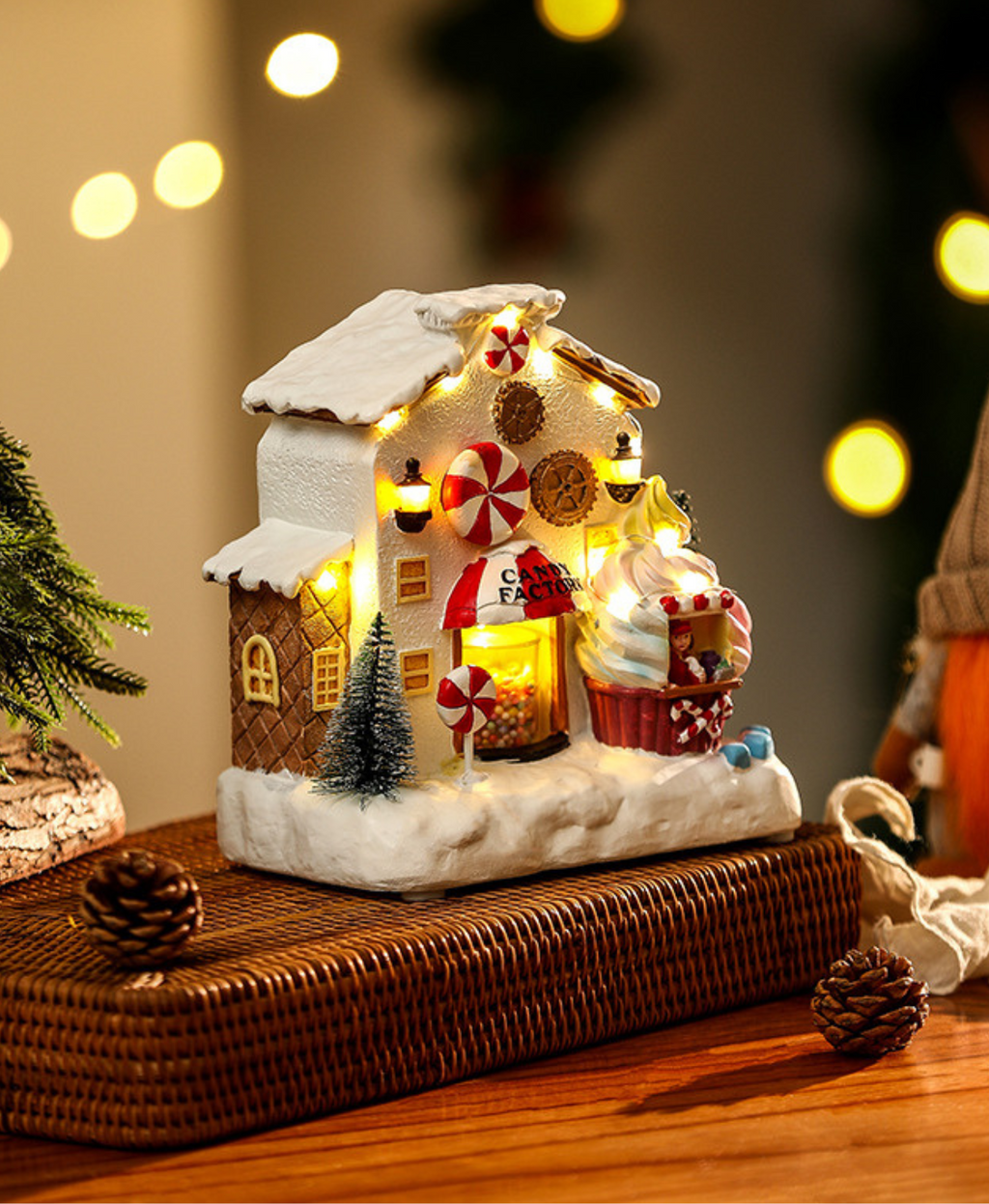 Twilight Gingerbread Store with LED