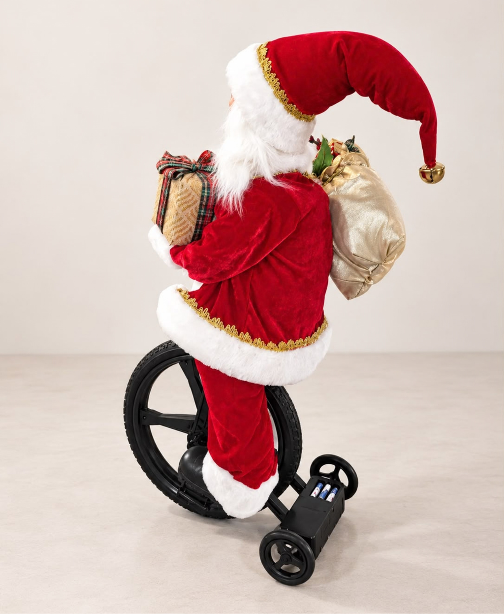 Santa Riding Musical Christmas Display