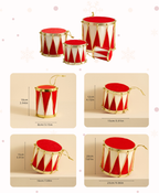 Christmas Drum Ornament Set