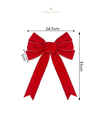 Timeless Red Christmas Bow