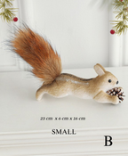 Magical Pine Grove Squirrel Decoration