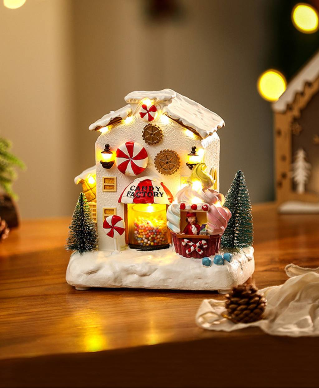 Twilight Gingerbread Store with LED