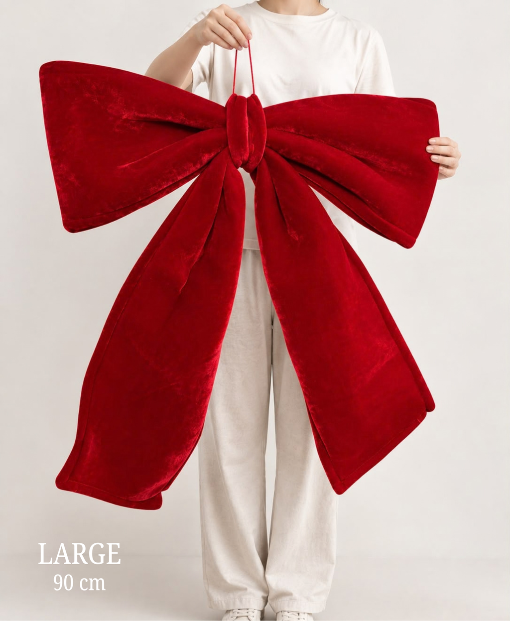 Grande Velvet Holiday Bow