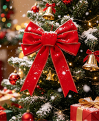 Timeless Red Christmas Bow