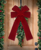 Ruby Velvet Christams Bow