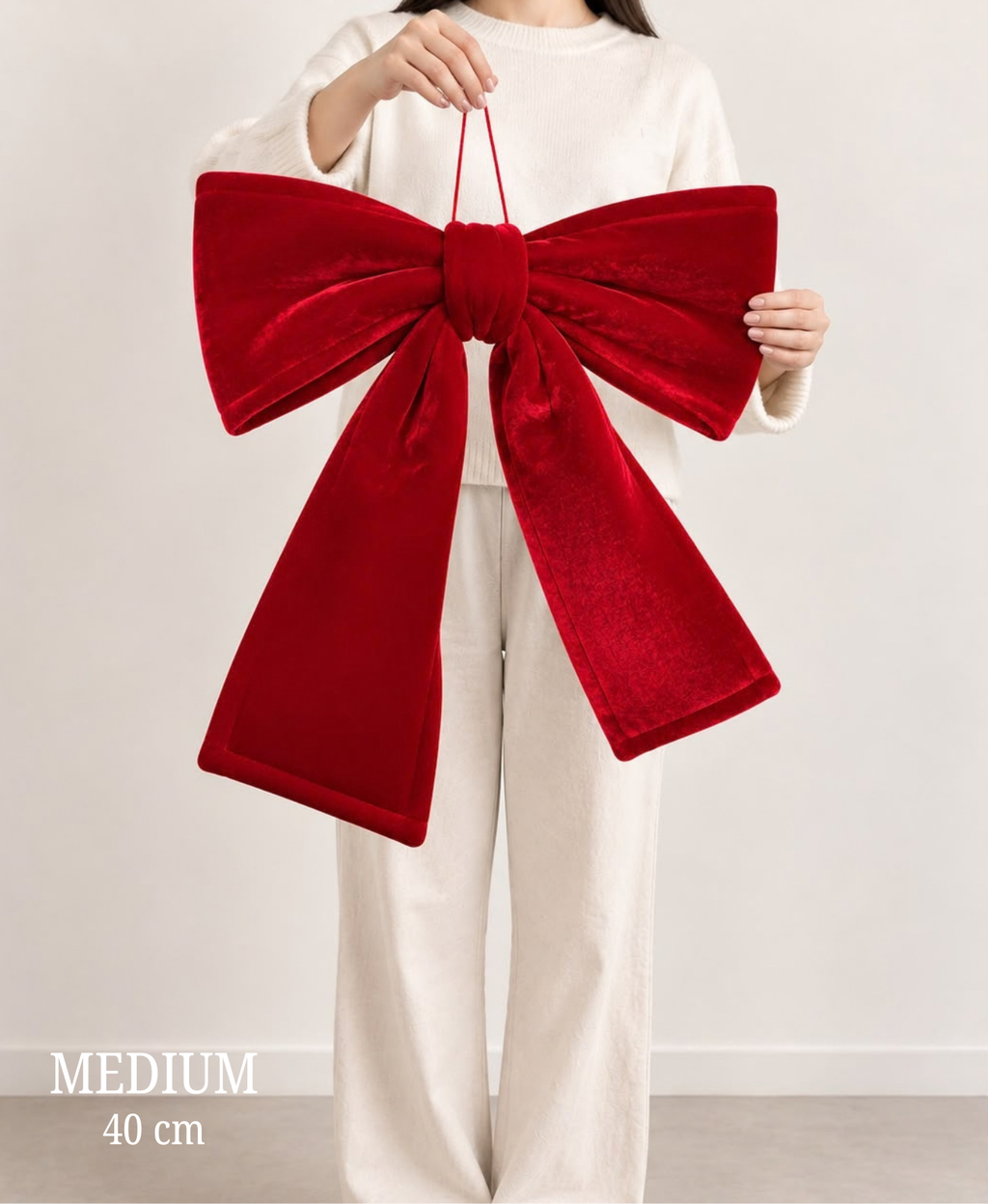 Grande Velvet Holiday Bow
