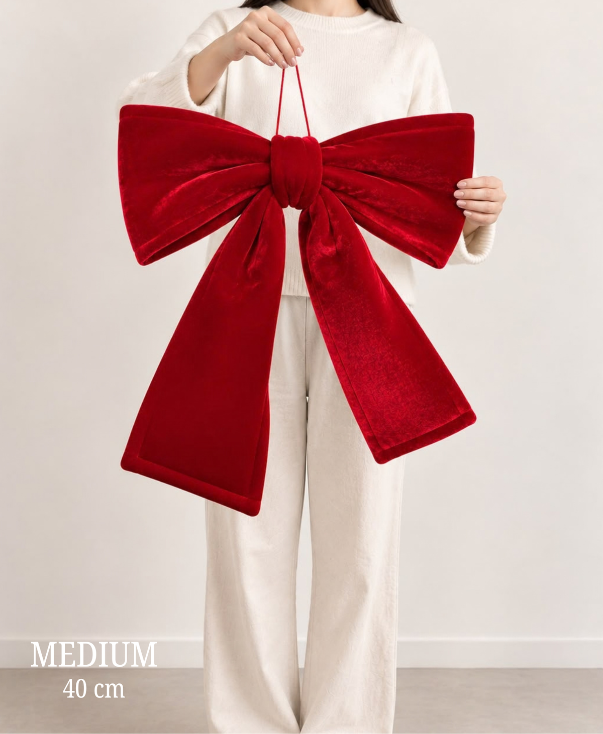 Grande Velvet Holiday Bow