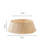 Natural Wicker Tree Collar