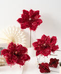 Christmas Magnolia Flower Decoration