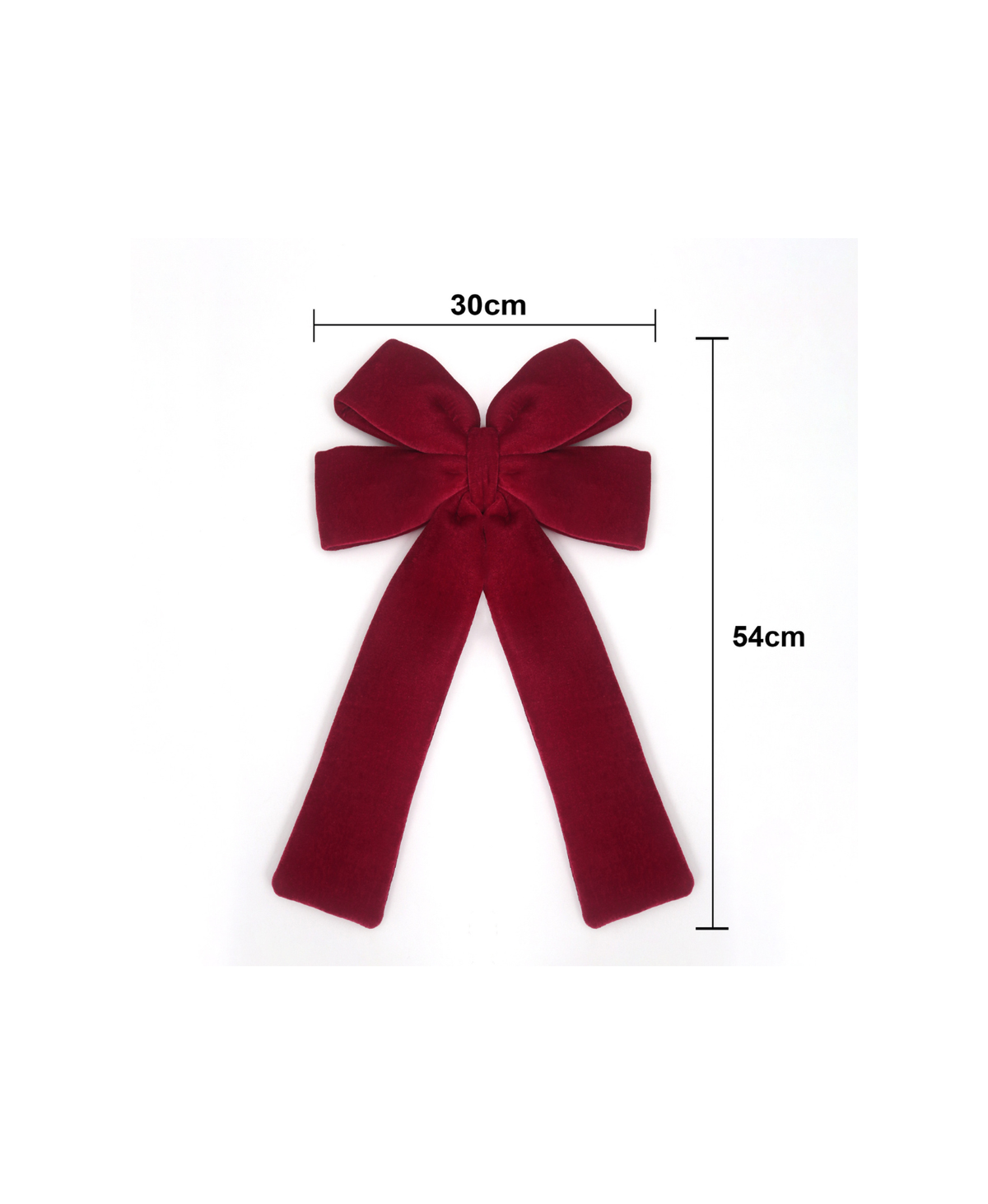 Ruby Velvet Christams Bow