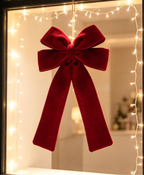 Ruby Velvet Christams Bow