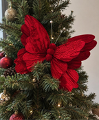 Crimson Velvet Butterfly Tree Pick